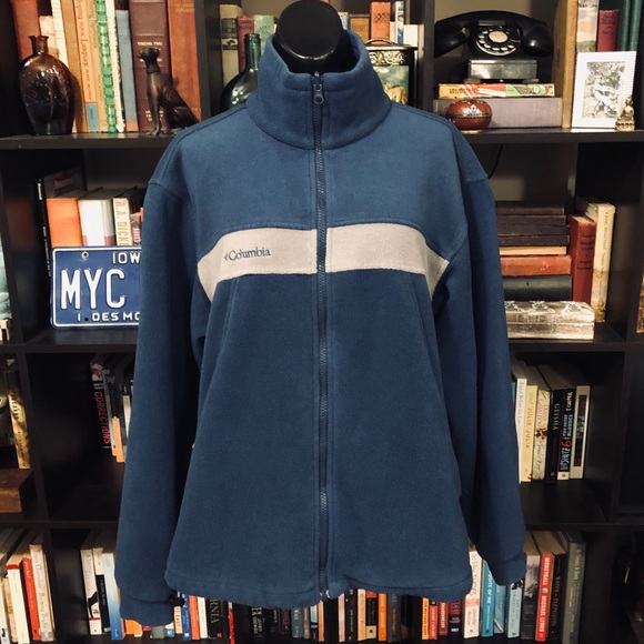Columbia Blue Interchange Core Fleece Jacket - Picture 2 of 6